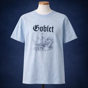 Vintage Gildan Dungeons and Dragons Goblet Enter The Realm Blue Men’s Shirt XL